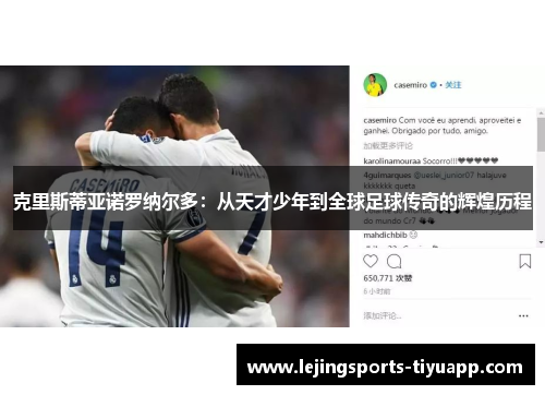 克里斯蒂亚诺罗纳尔多：从天才少年到全球足球传奇的辉煌历程